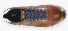 Load image into Gallery viewer, Tan &amp; Navy Trainers - Brescia | Front