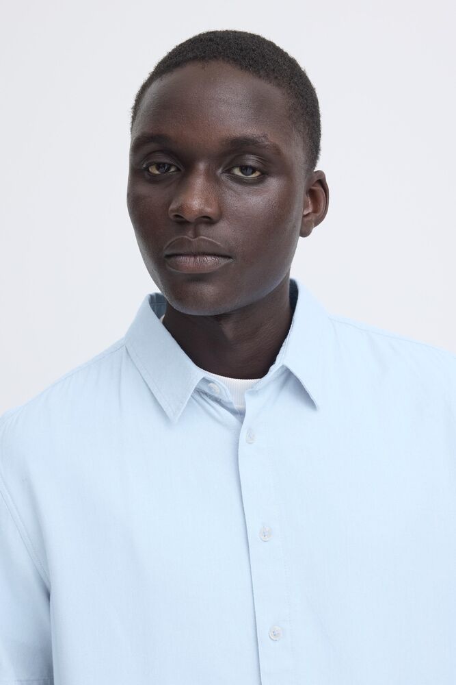 Air Sky Blue Linen Shirt Bobby - Blend