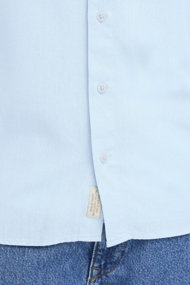 Air Sky Blue Linen Shirt Bobby - Blend