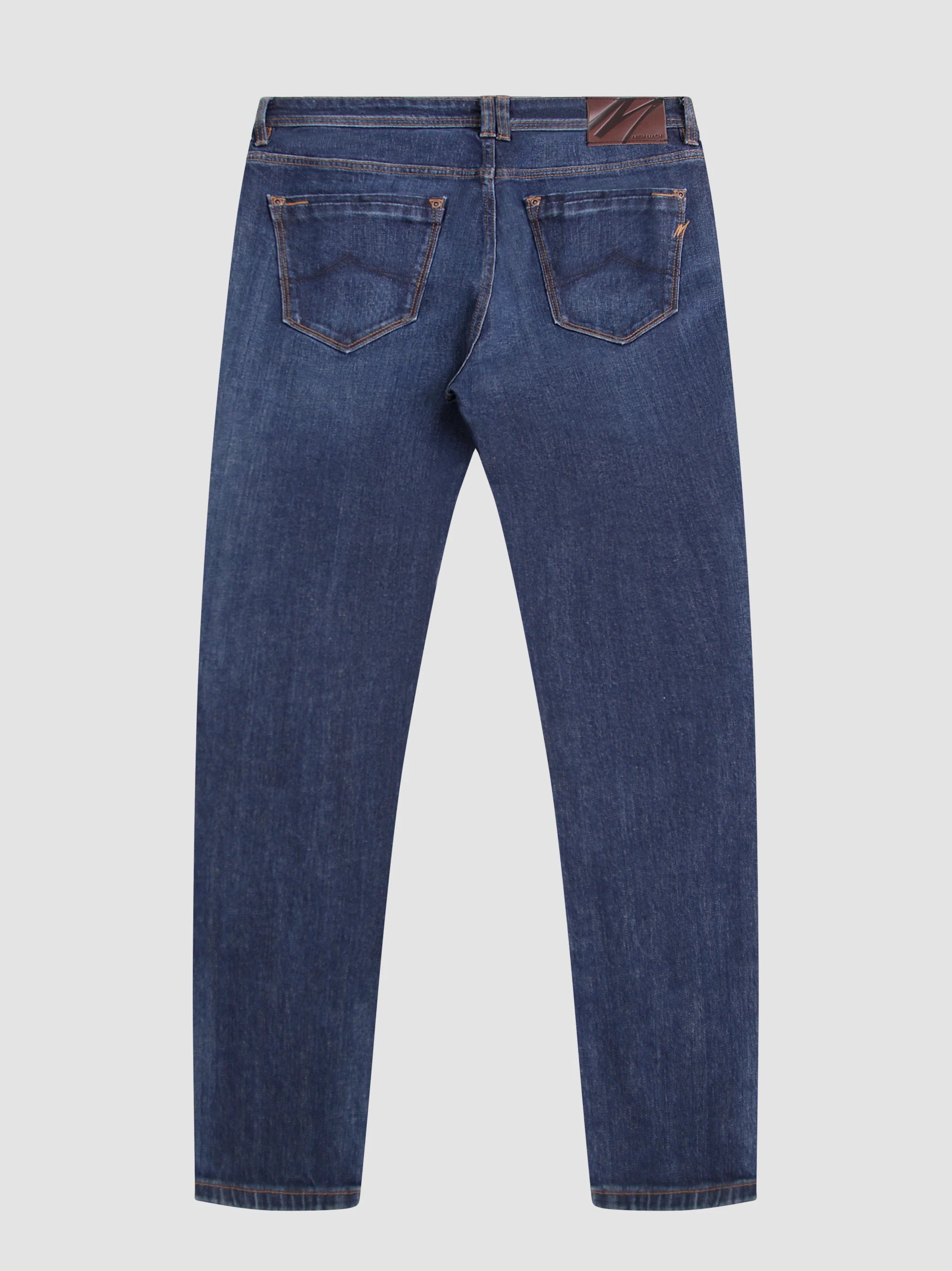 Tapered Fit Low Stretch Spirit Dark Denim Jean | Mish Mash
