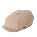 Stone Italian Wool Mix Baker Boy Cap - Failsworth