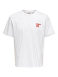 White Taco Tuesday Cotton Fred T-shirt | Only & Sons