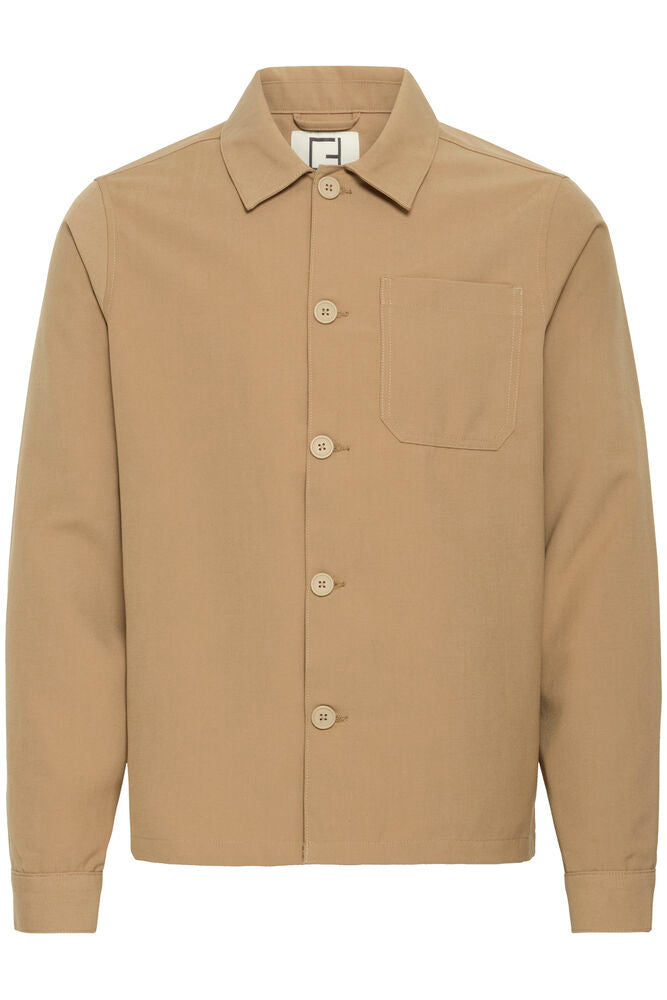 Tan Stretch Shacket Marco - Casual Friday