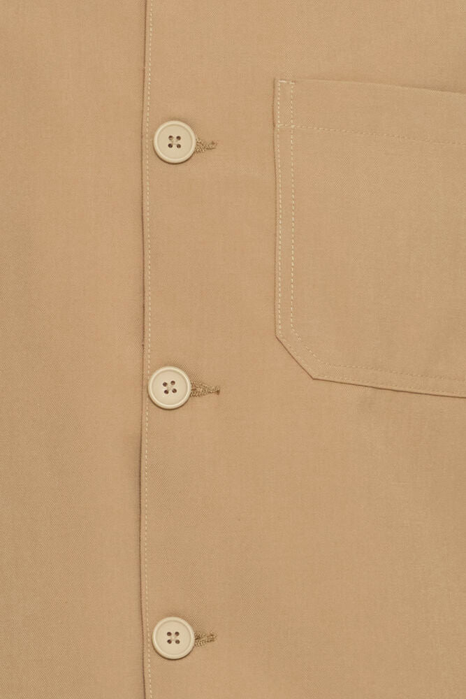 Tan Stretch Shacket Marco - Casual Friday