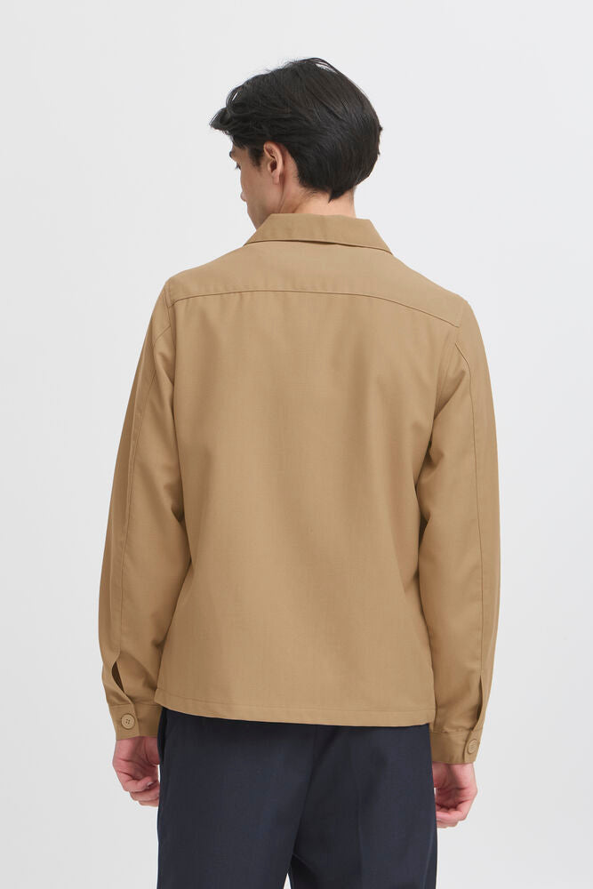 Tan Stretch Shacket Marco - Casual Friday