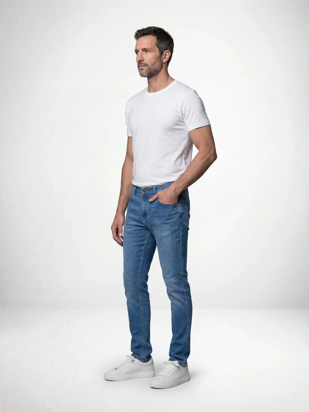 Mish Mash Light Wash Stretch Jeans Mirage