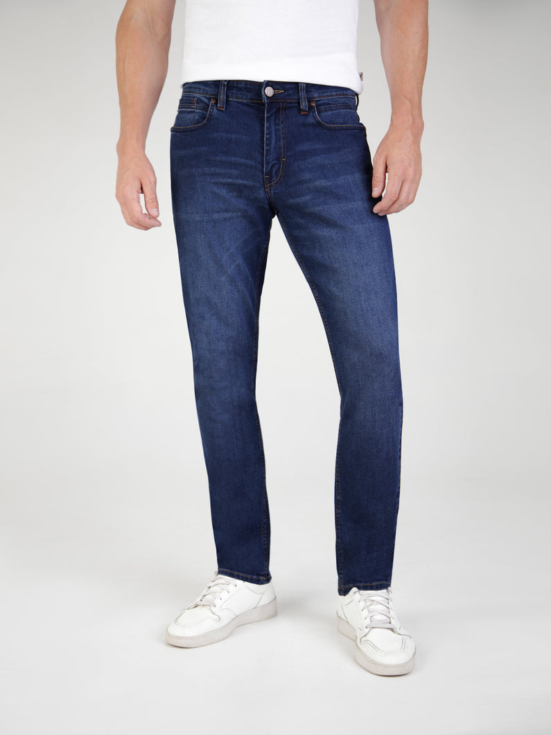 Mid Blue Stretch Jeans - Zest 1984 | Mish Mash