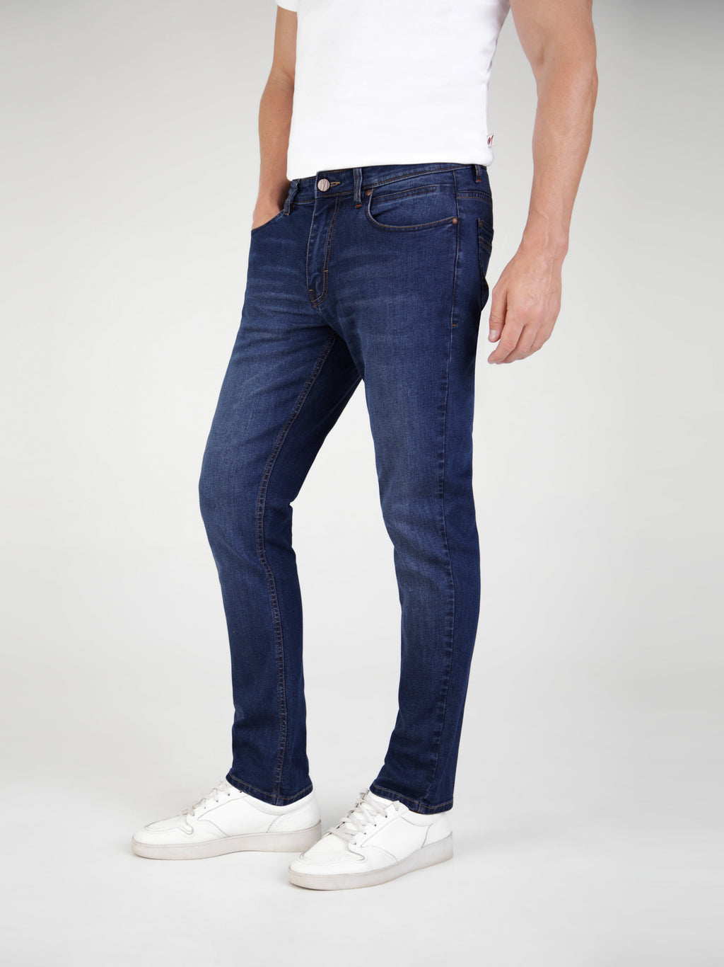 Mid Blue Stretch Jeans - Zest 1984 | Mish Mash