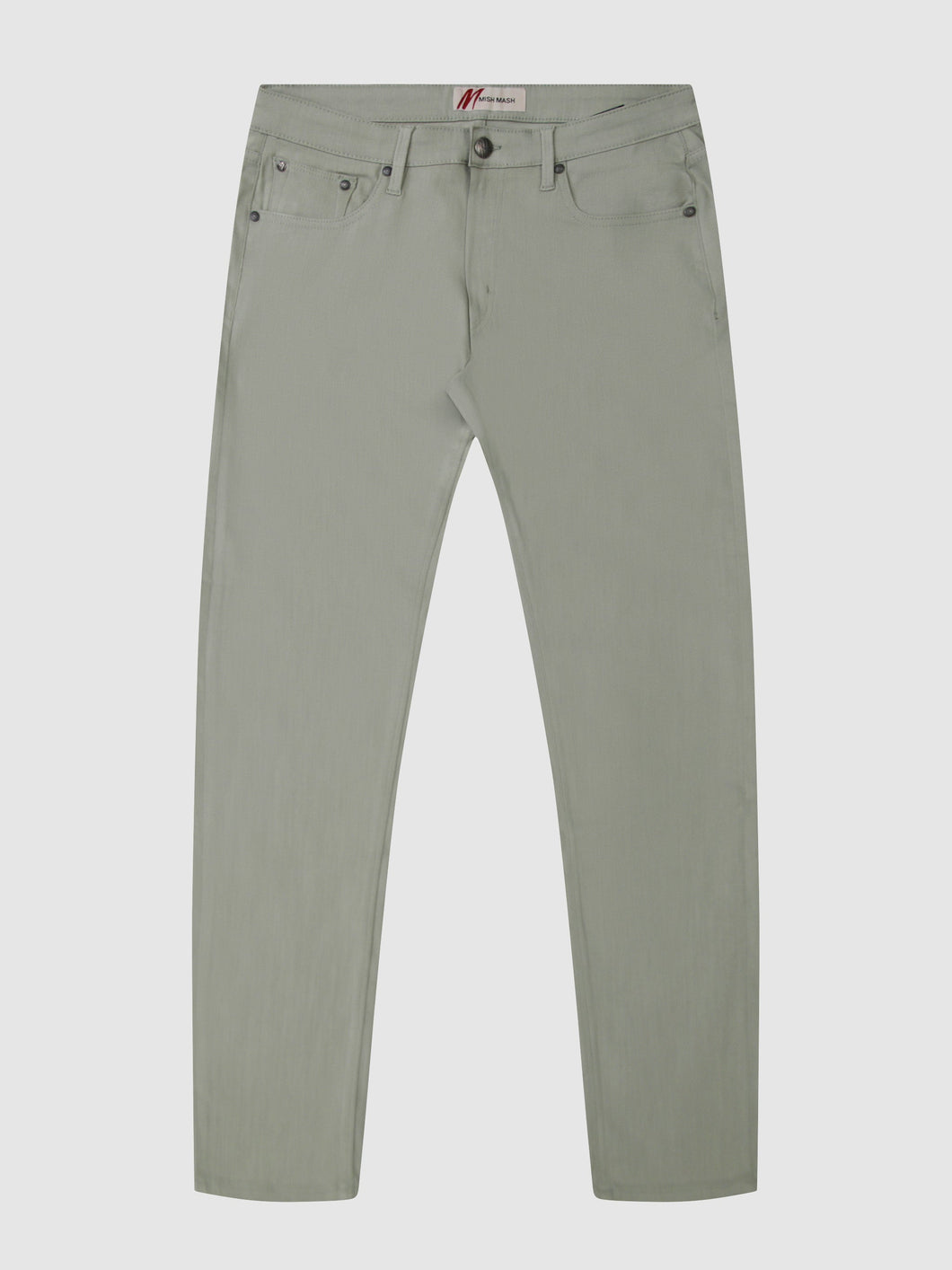 Sage Green Stretch Jeans - Abyss | Mish Mash