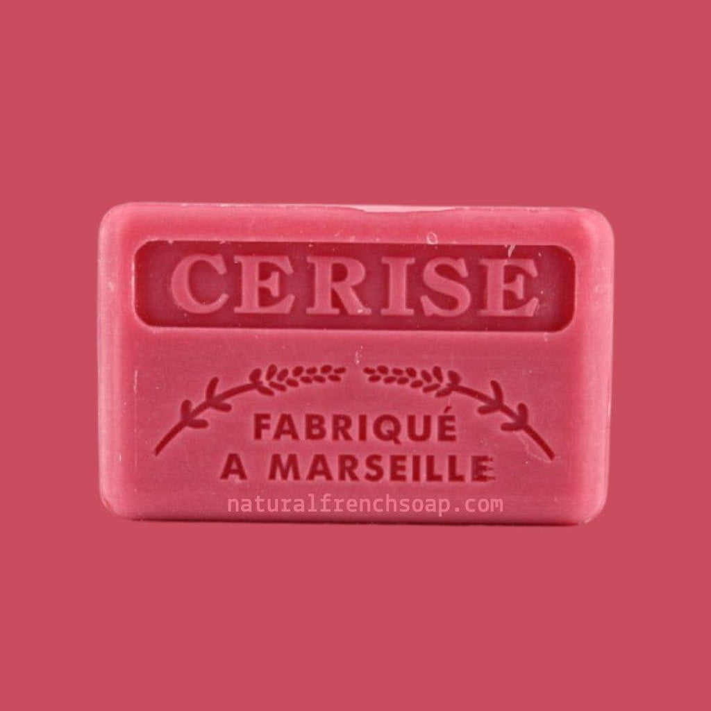 125g French Marseille Soap – Cherry (Cerise) | Natural Soap Bar