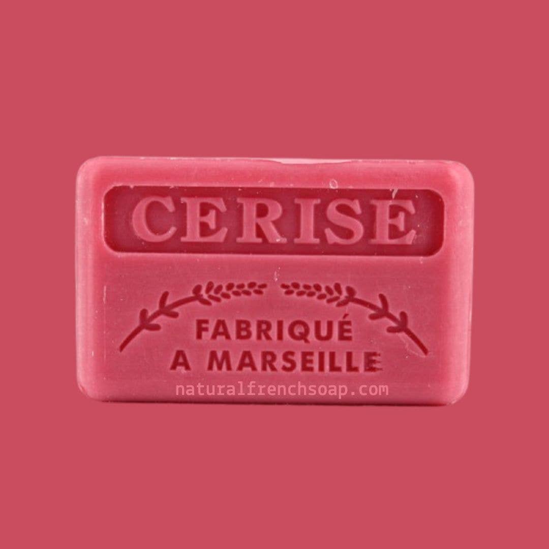 125g French Marseille Soap – Cherry (Cerise) | Natural Soap Bar