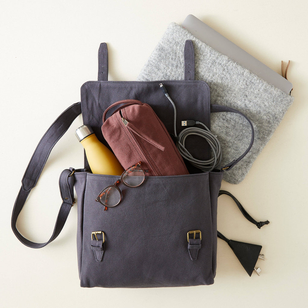 MITUL Canvas Washbag Shaving Pouch: Desert Beige