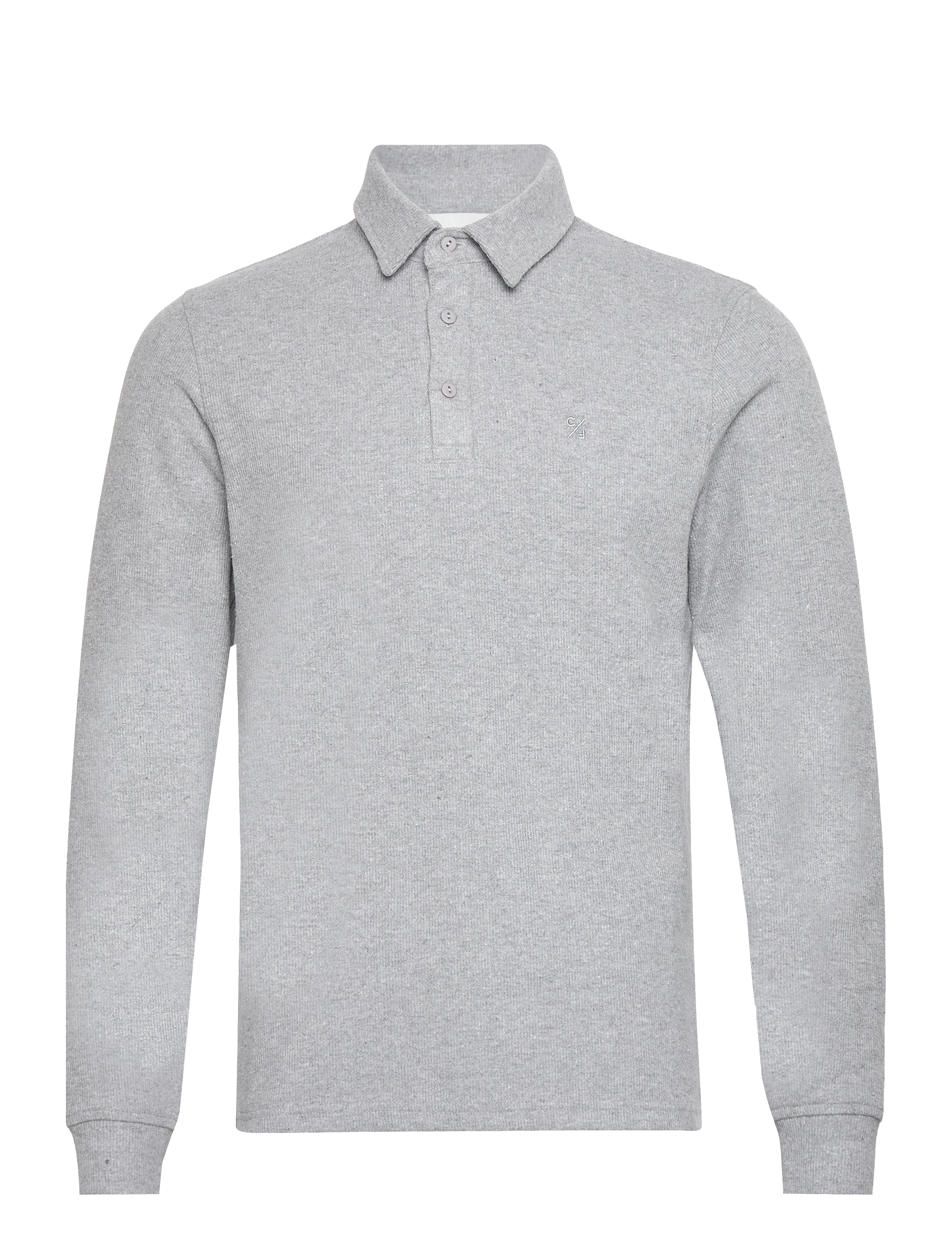 Grey Polo Sweatshirt - Sebastian | Casual Friday