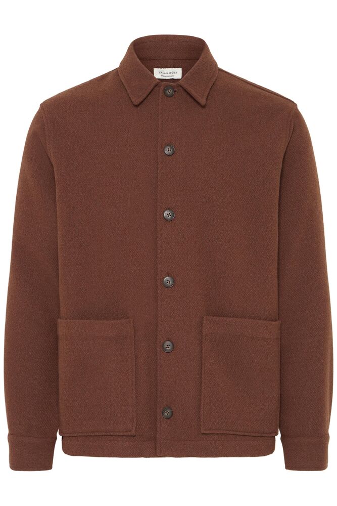 Cinnamon Wool Blend Overshirt - Pejrup | Casual Friday