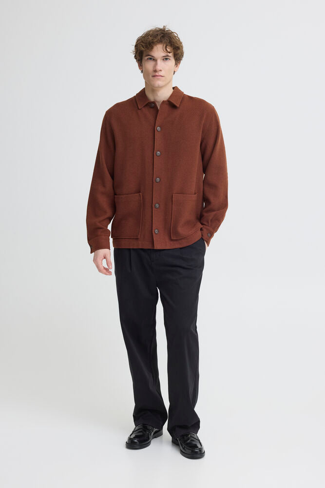 Cinnamon Wool Blend Overshirt - Pejrup | Casual Friday