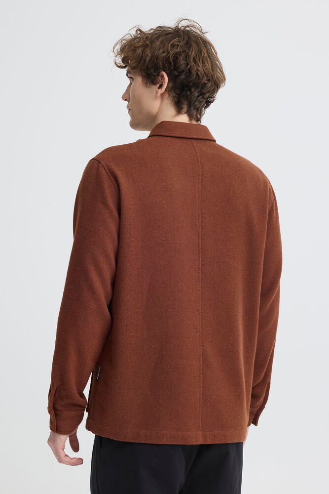 Cinnamon Wool Blend Overshirt - Pejrup | Casual Friday