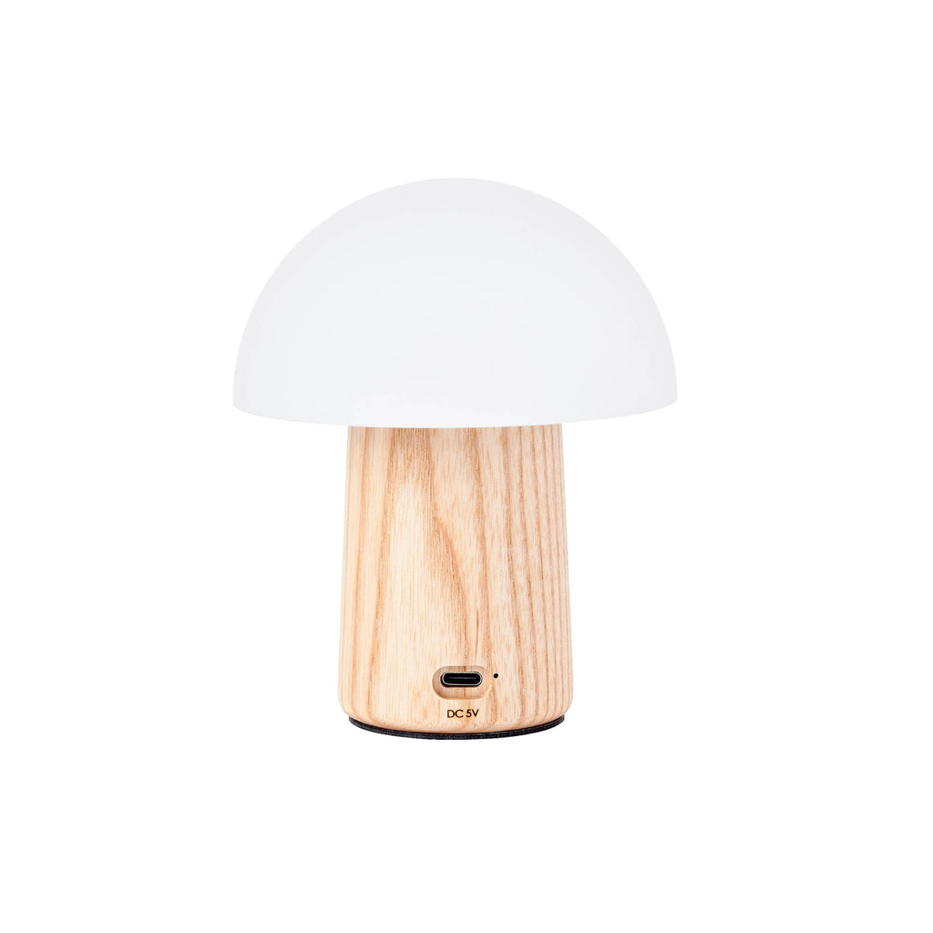 Mini Alice Mushroom Lamp: Walnut / Mini