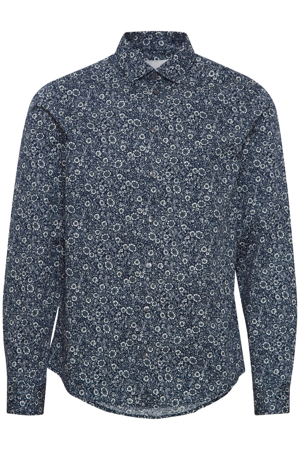 Dark Navy Flower Shirt - Anton | Casual Friday