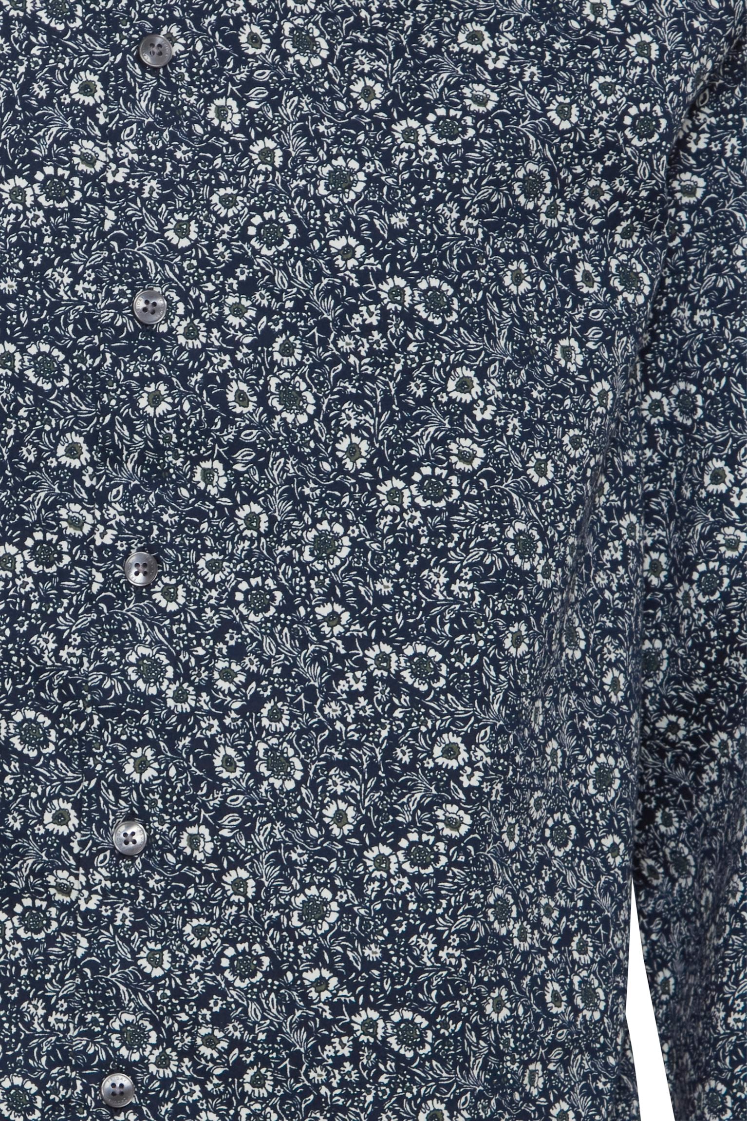 Dark Navy Flower Shirt - Anton | Casual Friday