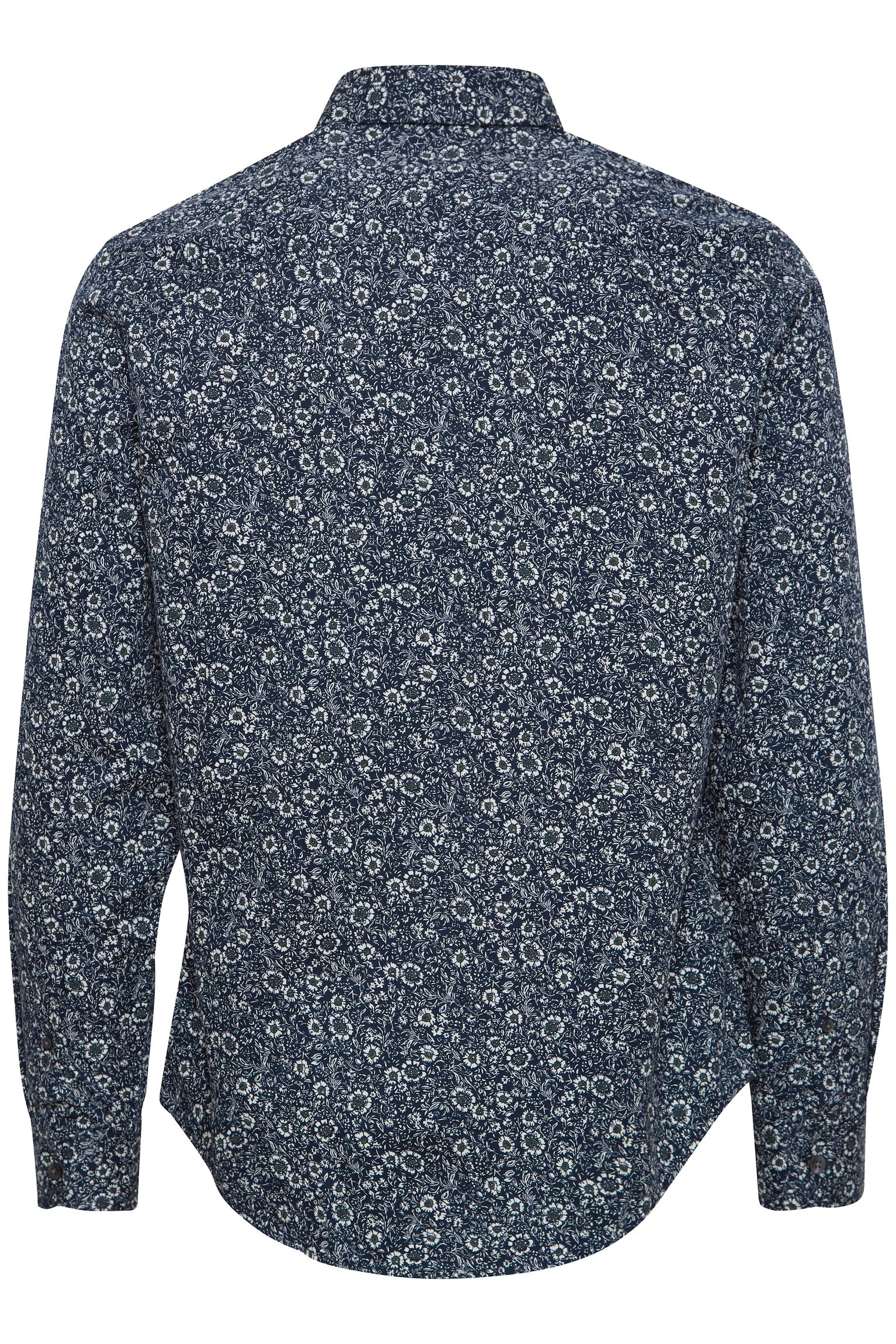 Dark Navy Flower Shirt - Anton | Casual Friday