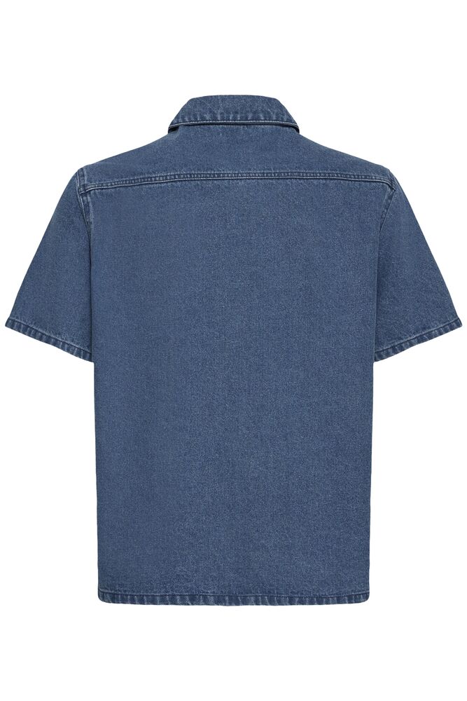 Denim Short Sleeve Overshirt | Blend