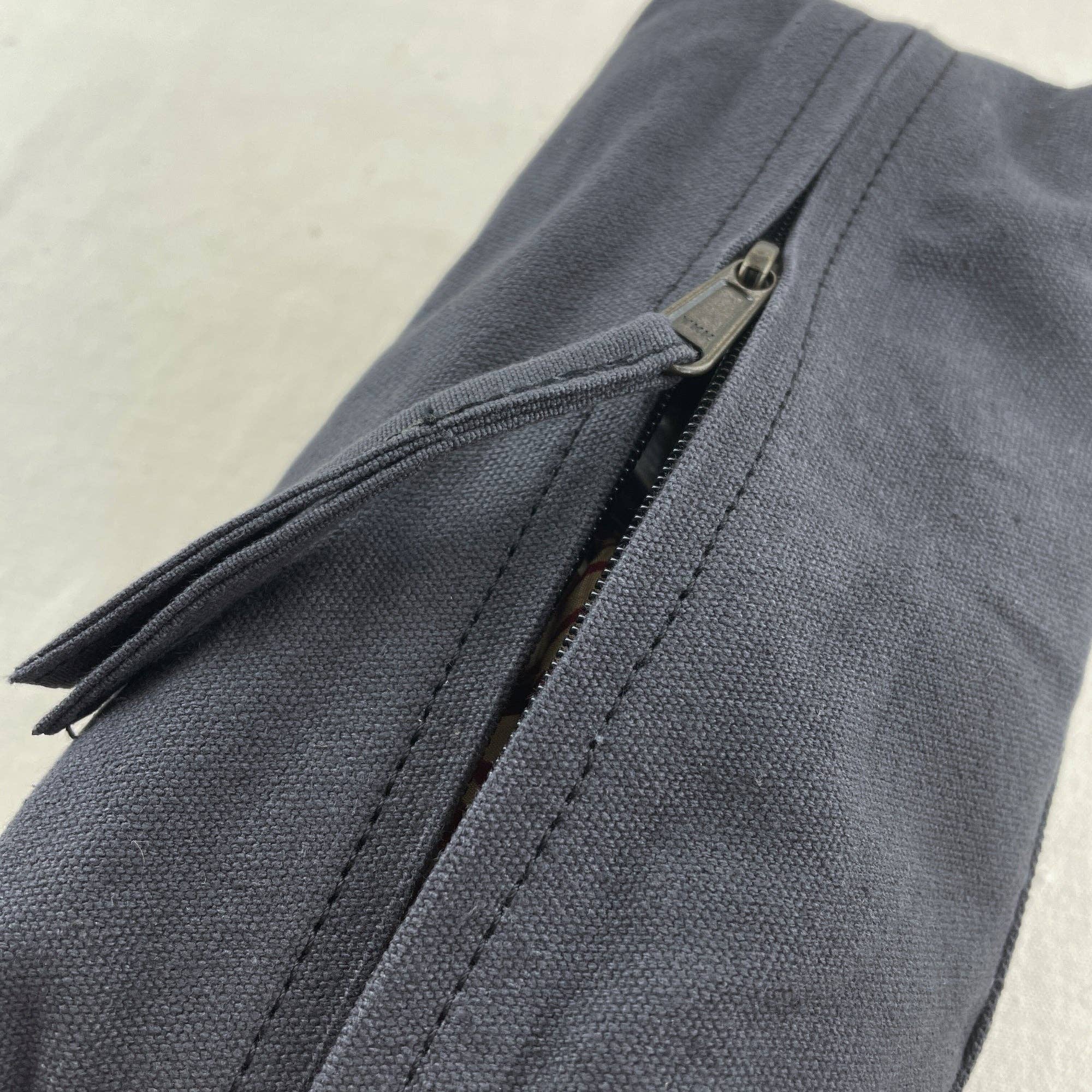 MITUL Unisex Canvas Washbag Shaving Pouch: Chilli Brown
