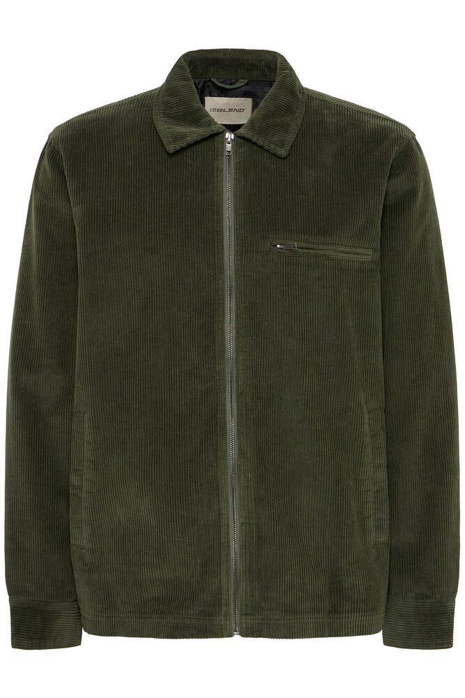 Forest Green Corduroy Jacket - Fife | Blend