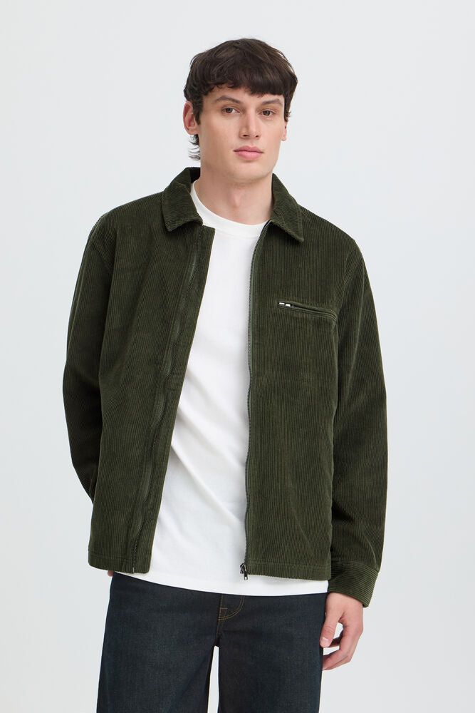 Forest Green Corduroy Jacket - Fife | Blend