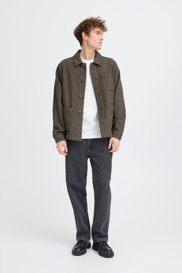 Bonde Herringbone Overshirt | Casual Friday