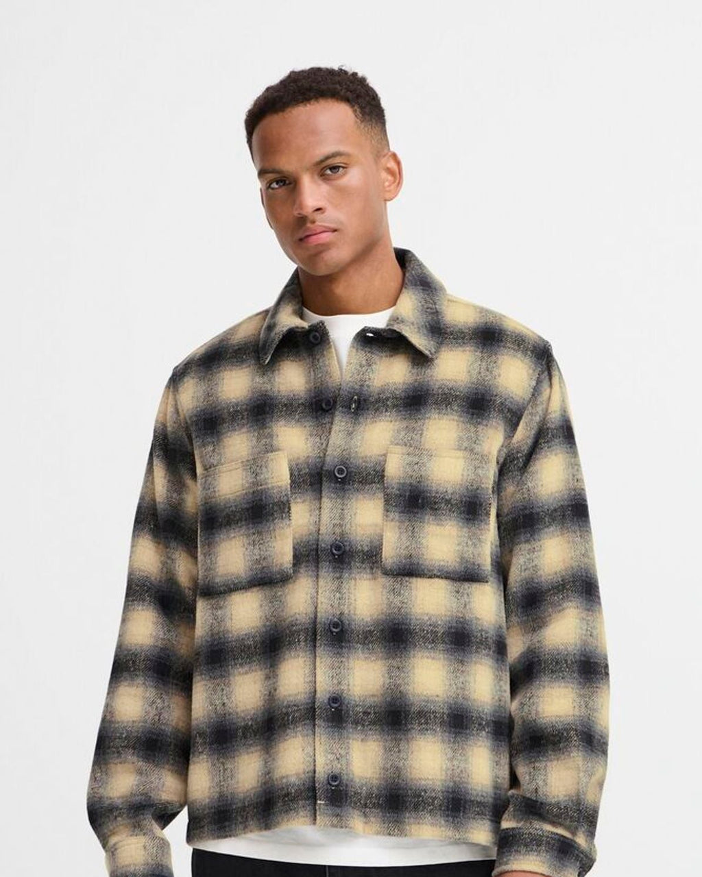 Brushed Plaid Shirt - Faust | Blend