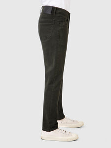 Tapered Khaki Stretch Jeans - Hawker | Mish Mash