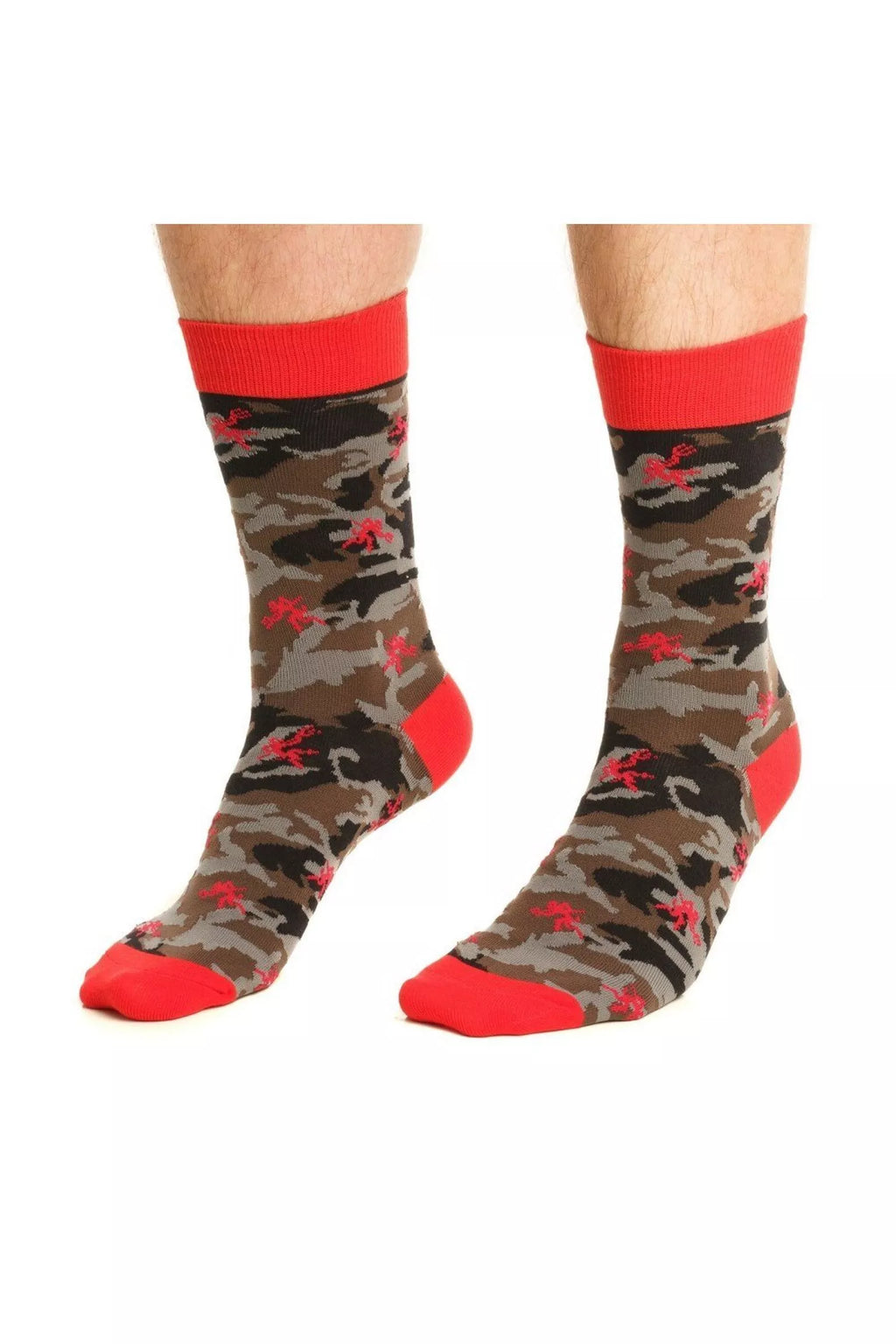 Navy Cotton Socks - Mixed Patterns | LLB