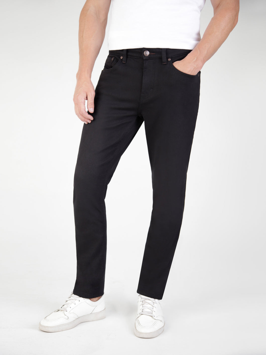 Black Stretch Jeans - Mirage 1984 | Mish Mash