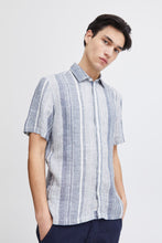 Load image into Gallery viewer, Grey Striped Linen Shirt - Anton | Casual Friday