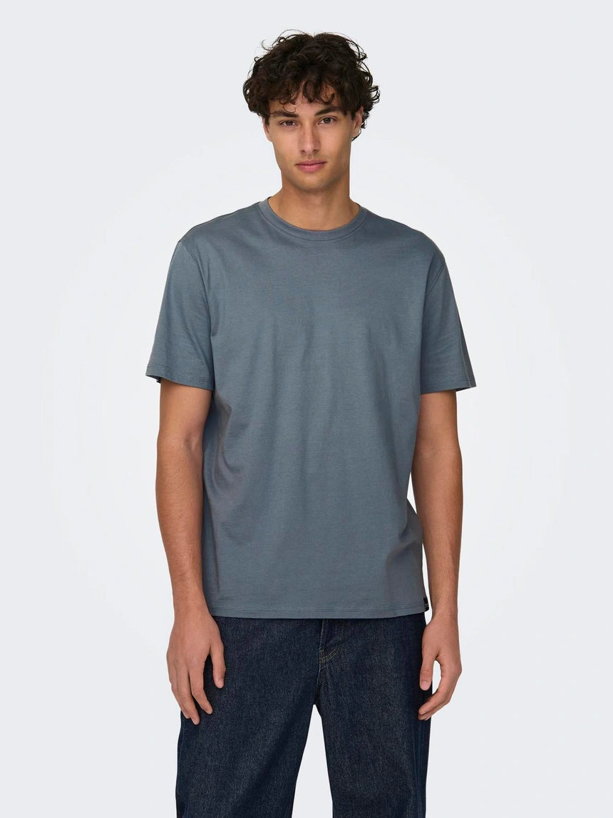 Flint Grey T-shirt | Only & Sons