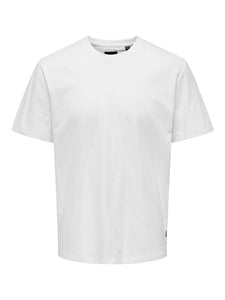 White T-Shirt - Millenium | Only & Sons