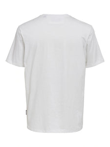 White T-Shirt - Millenium | Only & Sons