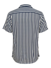 Load image into Gallery viewer, Dress Blues Striped Viscose Shirt - Wayne | Only &amp; Sons