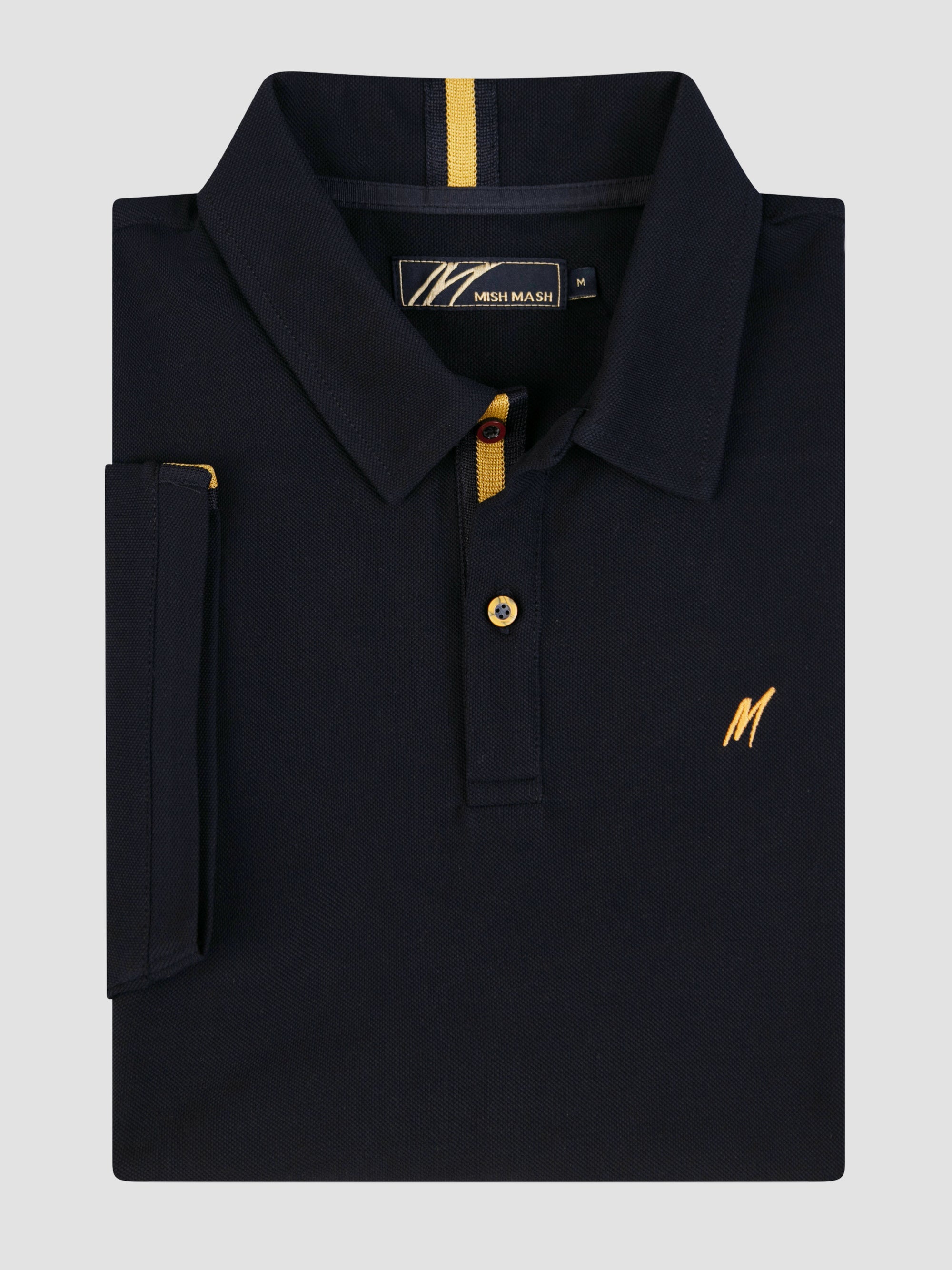 Navy Cotton Polo Shirt - Mistral | Mish Mash