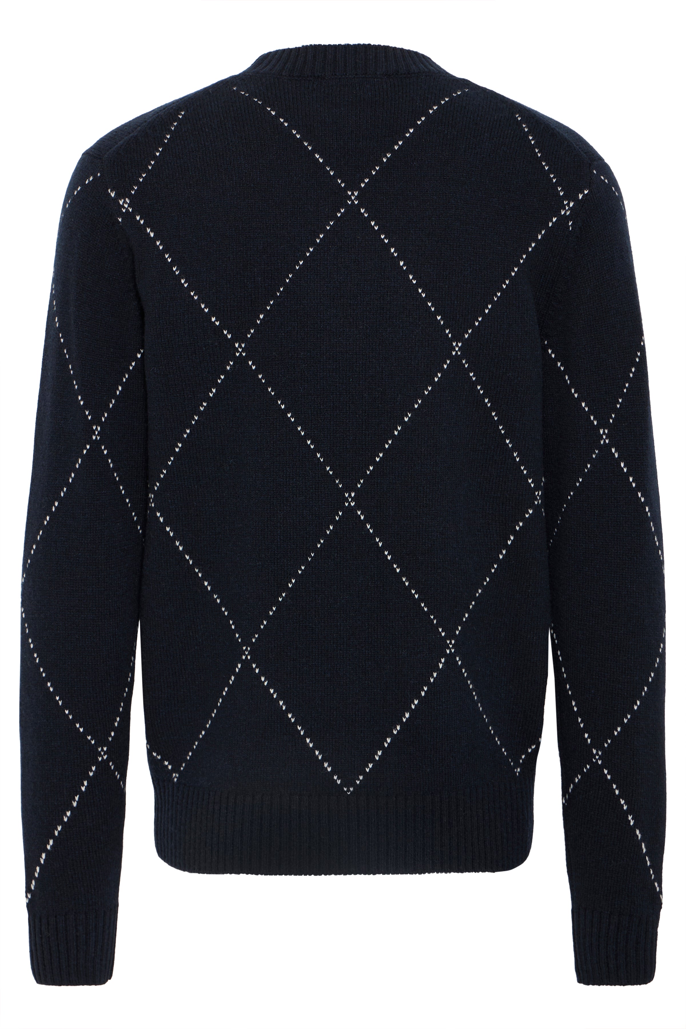 Dark Navy Lambswool Knit - Funck | Casual Friday