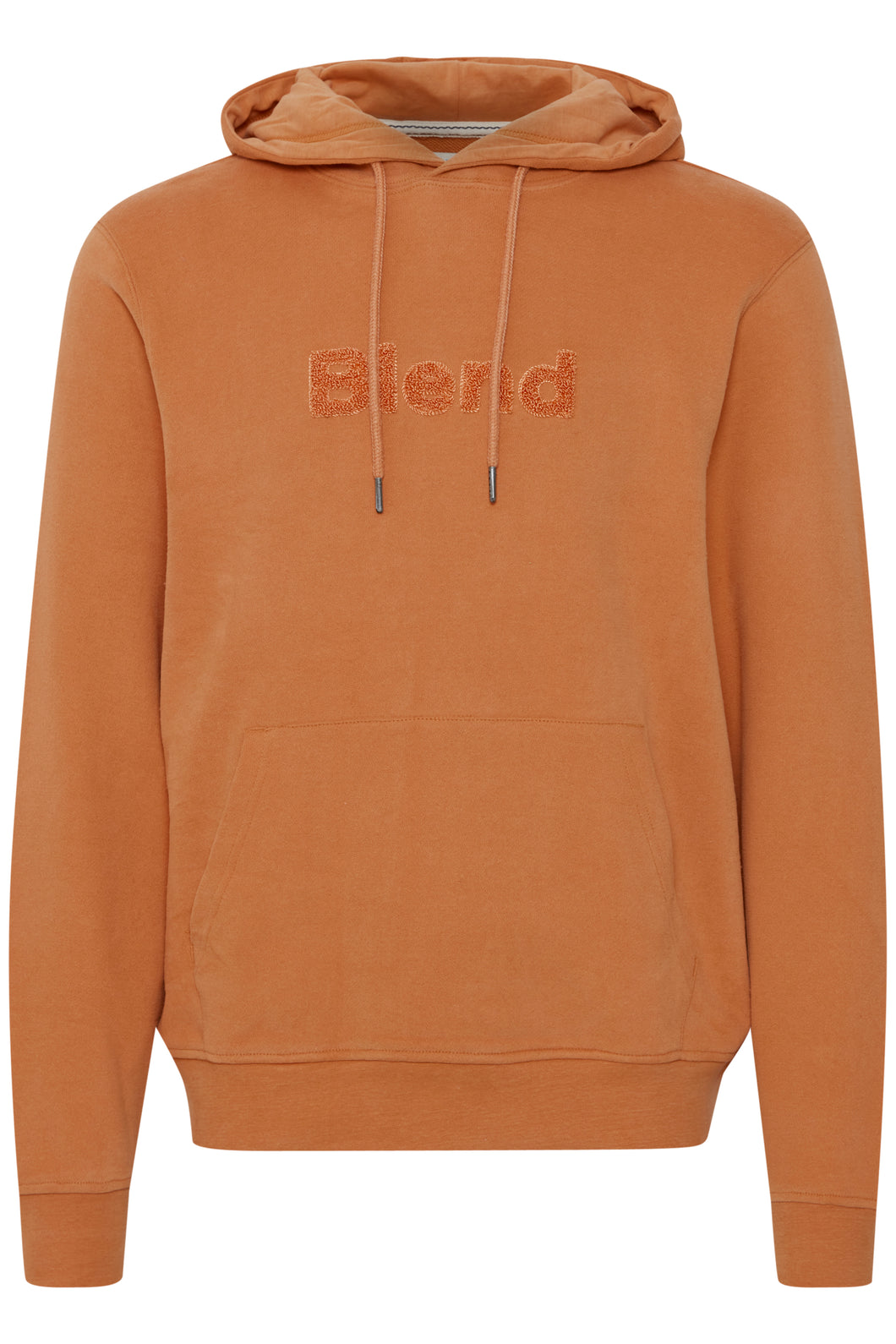 Orange Cotton Hoodie | Blend