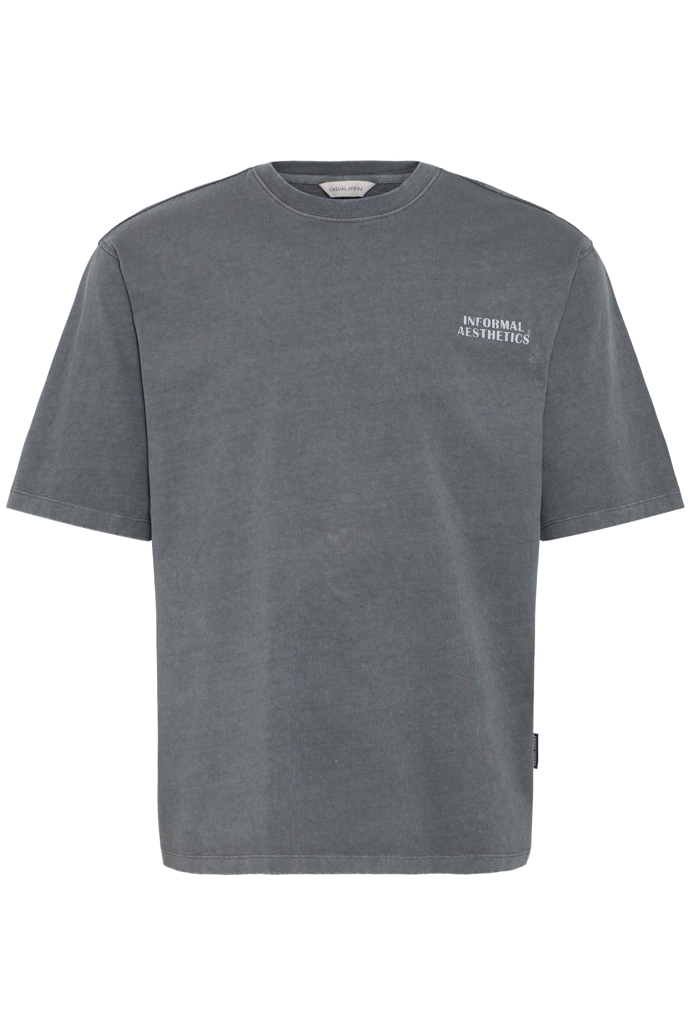 Grey Informal Aesthetics T-Shirt - Fryde