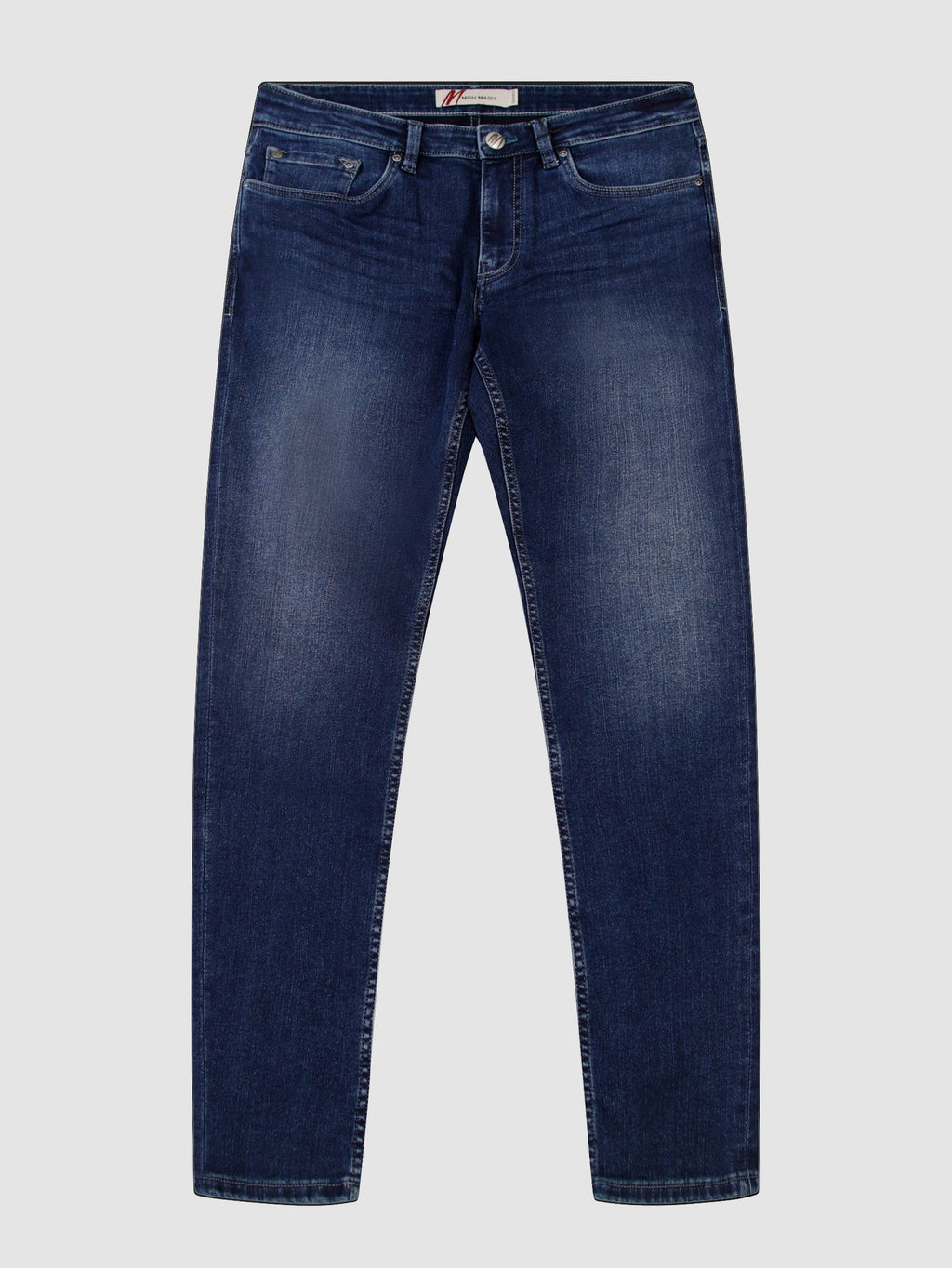 Mid Blue Stretch Jeans - Mirage 1984 | Mish Mash