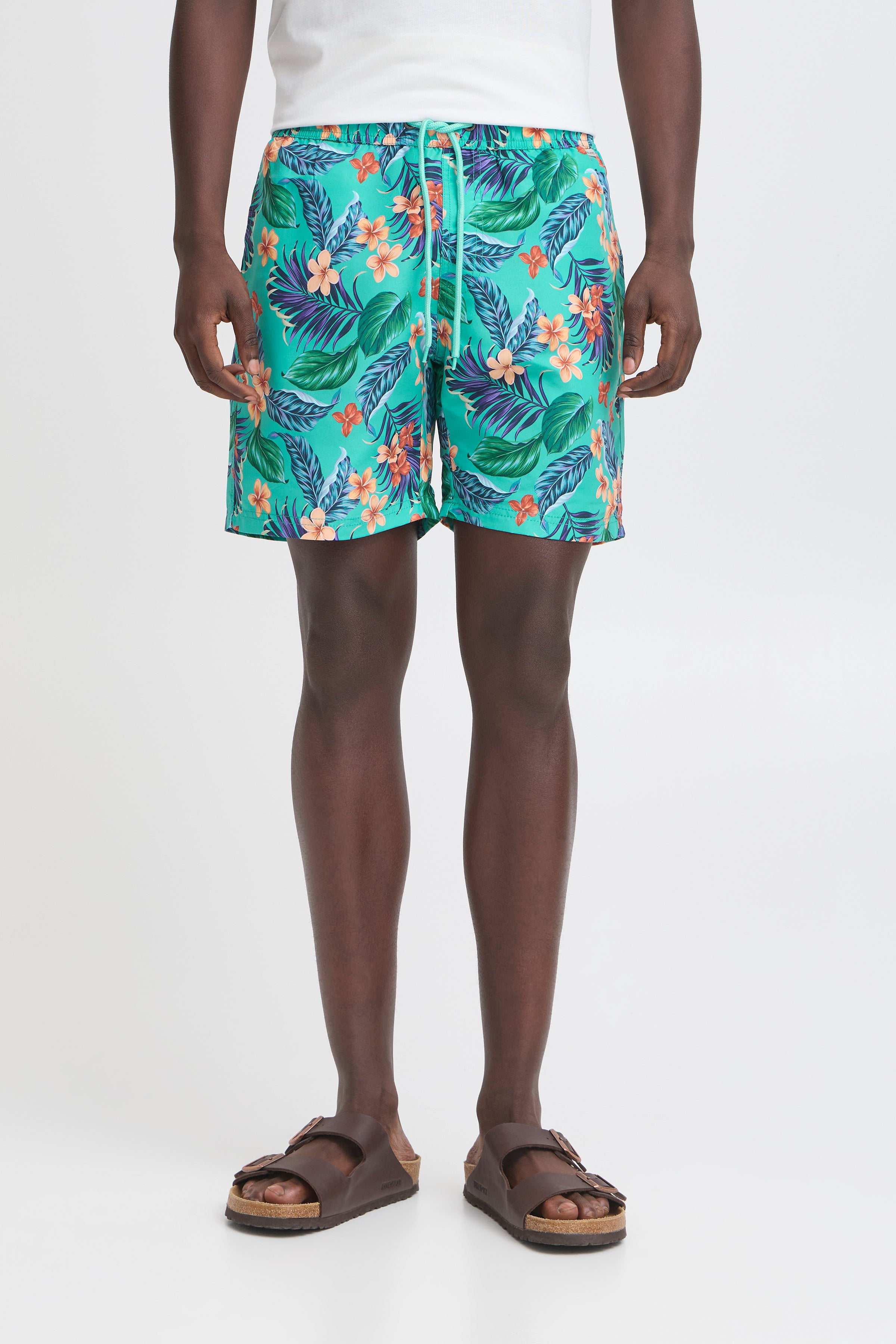 Floral Teal Swimming Shorts - Rogue | Blend