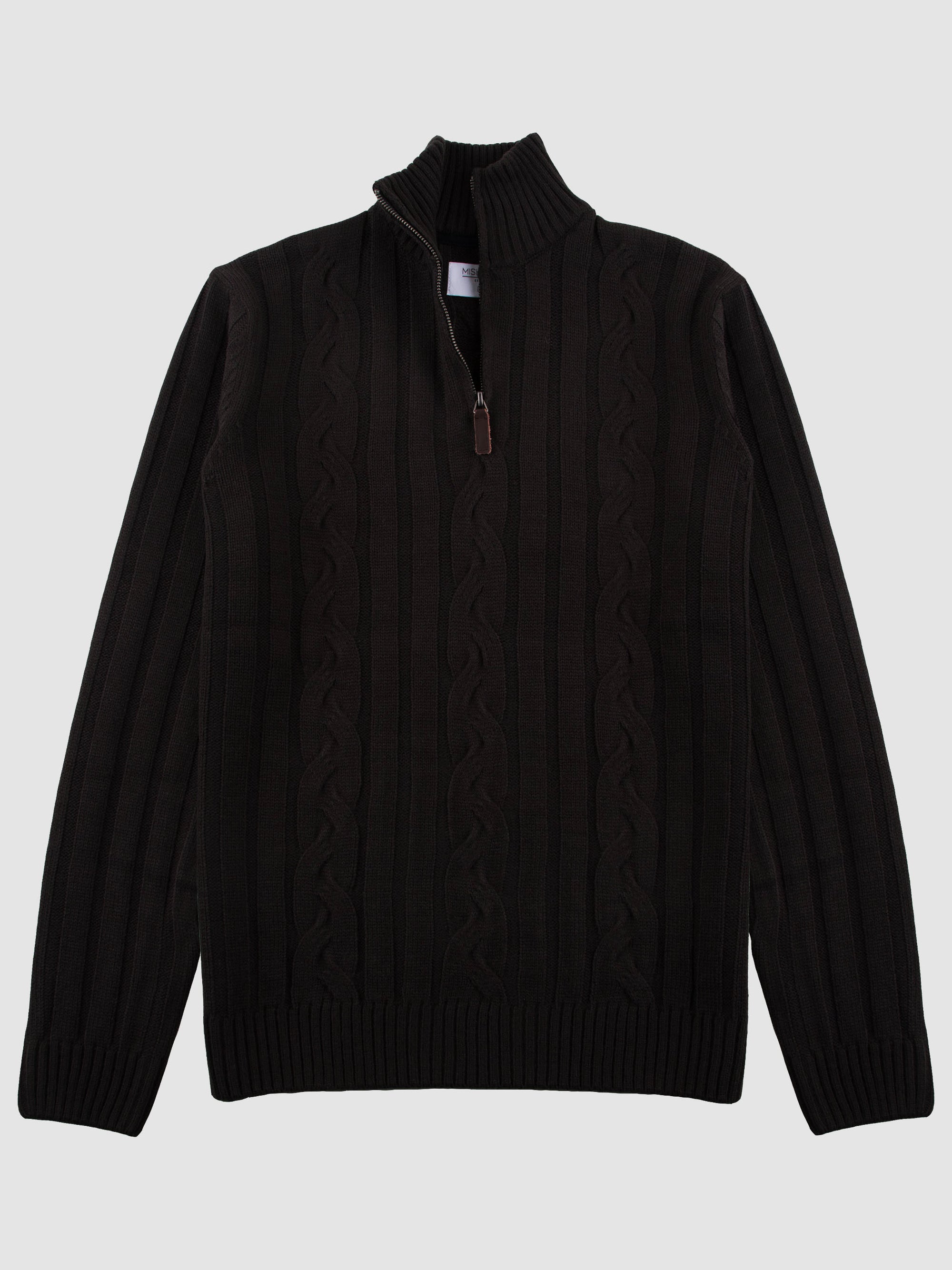 Black Cable Knit Jumper - Cable | Mish Mash