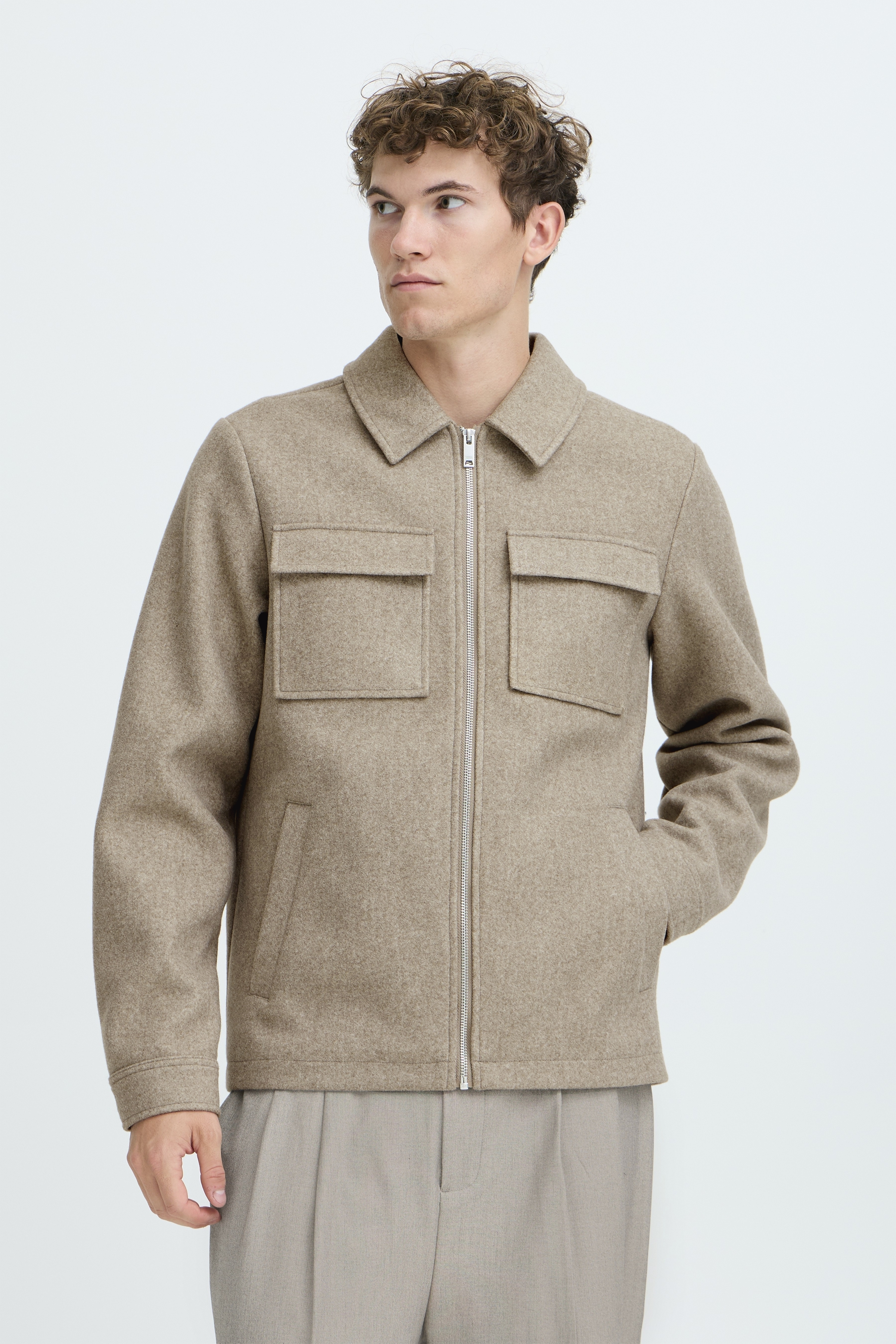 Lark Melange Jacket - Moberg | Casual Friday