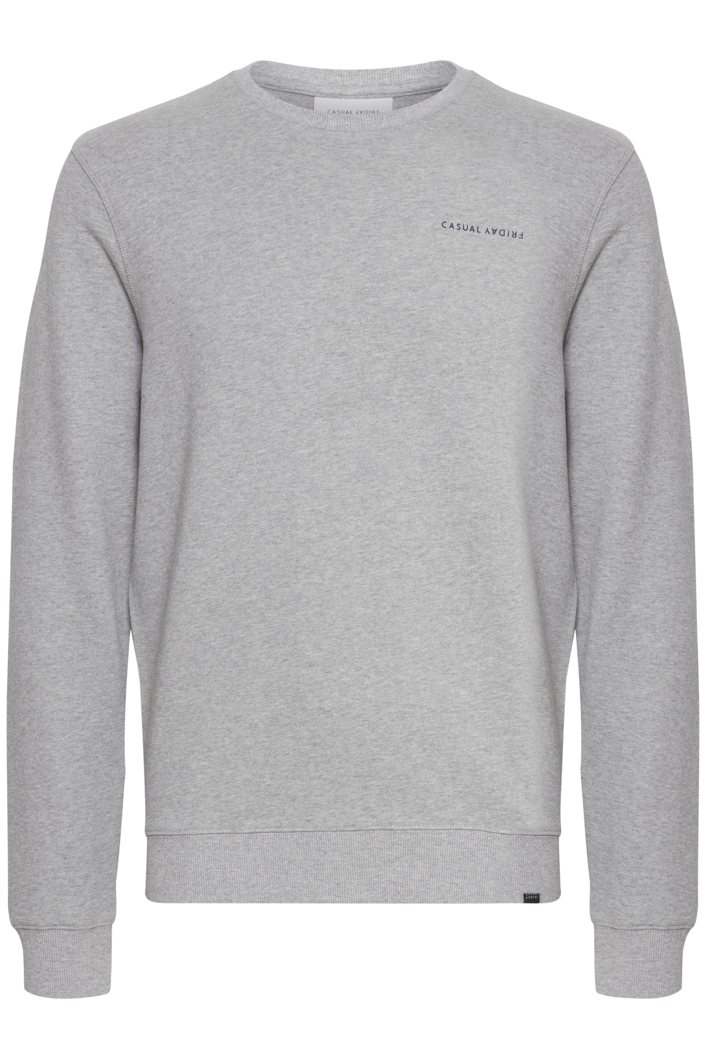 Grey Cotton Sweatshirt - Severin | Casual Friday