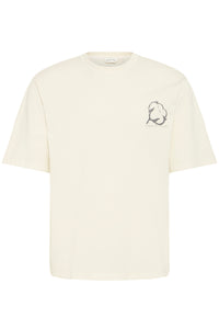 Turtledove Off-White Printed T-Shirt - Hargin | Casual Friday