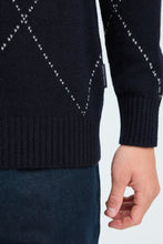 Load image into Gallery viewer, Dark Navy Lambswool Knit - Funck | Casual Friday