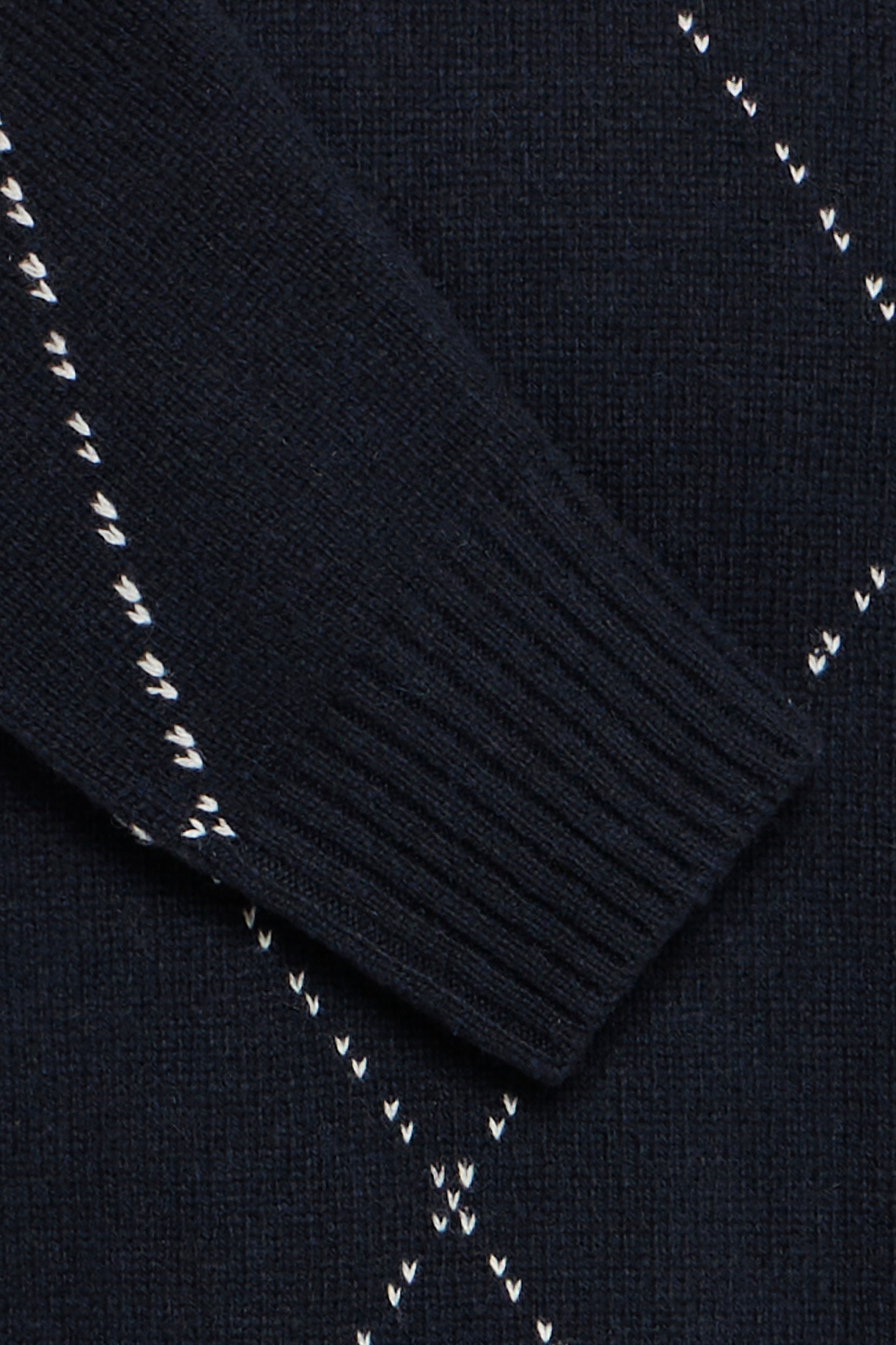 Dark Navy Lambswool Knit - Funck | Casual Friday